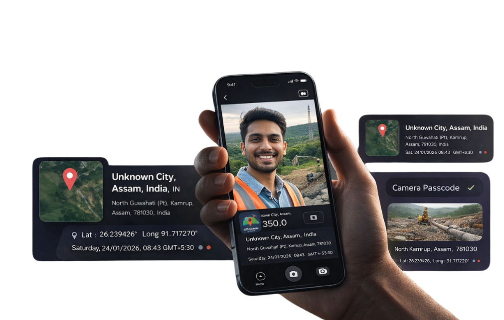 GPS Camera App Preview
